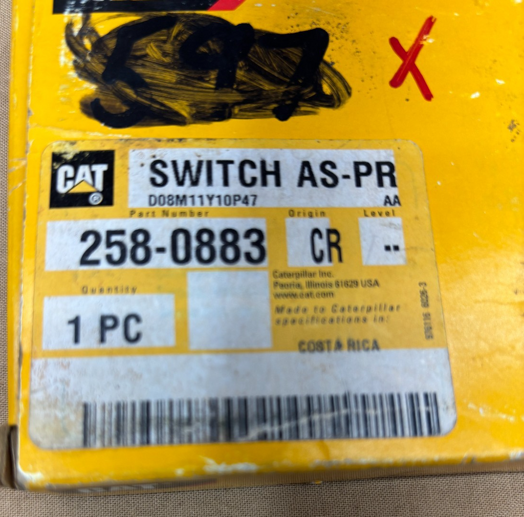 New Replacement Differential Pressure Switch for Caterpillar | Part 258-0883