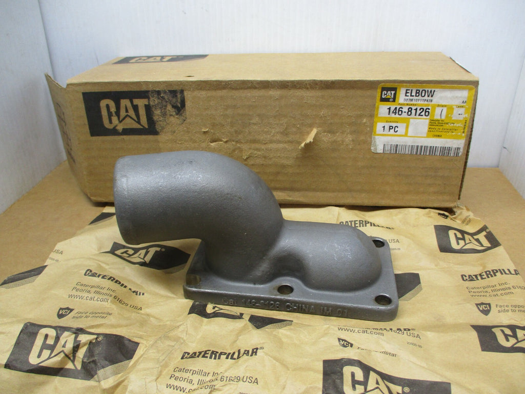 Caterpillar 146-8126 Temperature Regulator Elbow | CAT 3126 & C7