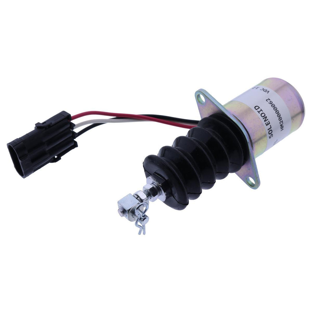 Fuel Shut-Off Solenoid for Yanmar 3TNE84A & John Deere Mowers | Part AM124383
