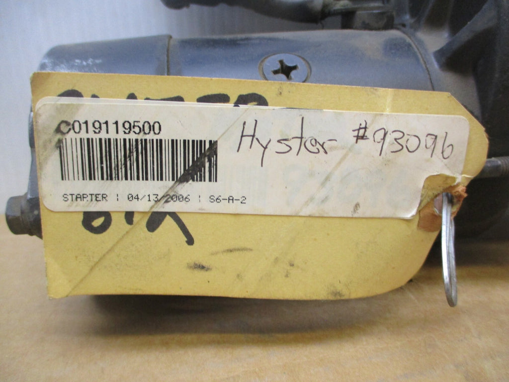 Hyster Forklift Starter Motor | Part 93096