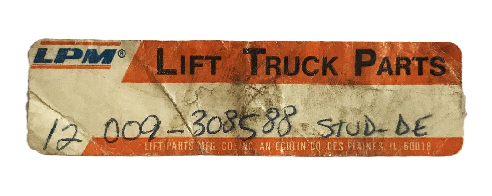 LPM Forklift Stud Replacement | Part 009-308588 [Lot of 4]