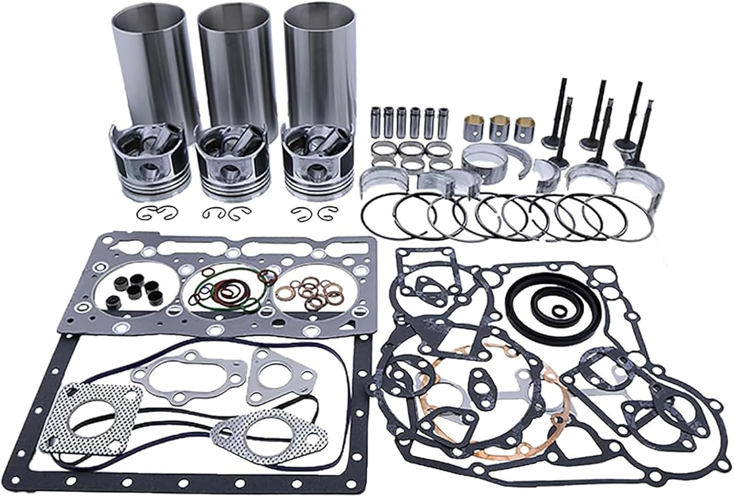 High-Performance Overhaul Rebuild Kits for Yanmar 3JH Series Engines