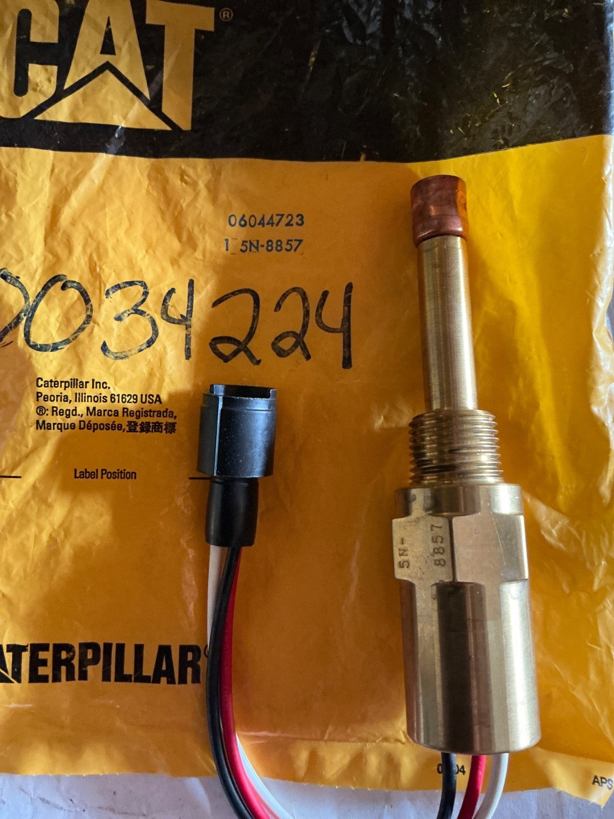 New OEM Temperature Switch for Caterpillar | Part 5N-8857