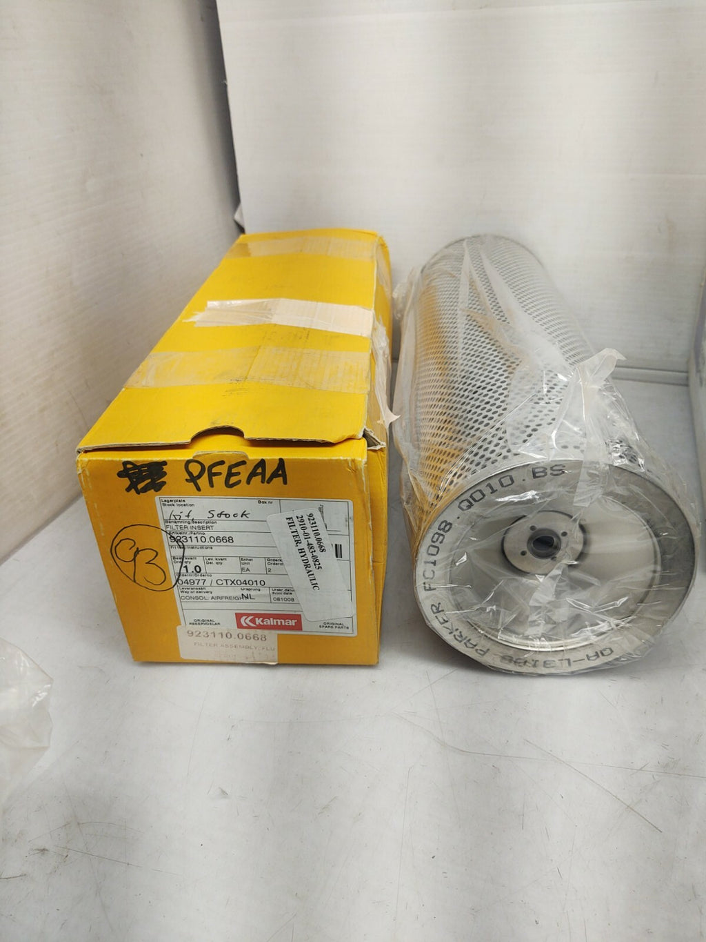 Kalmar & Parker Hydraulic Filter | Part 923110.0668 & FC1098.Q010
