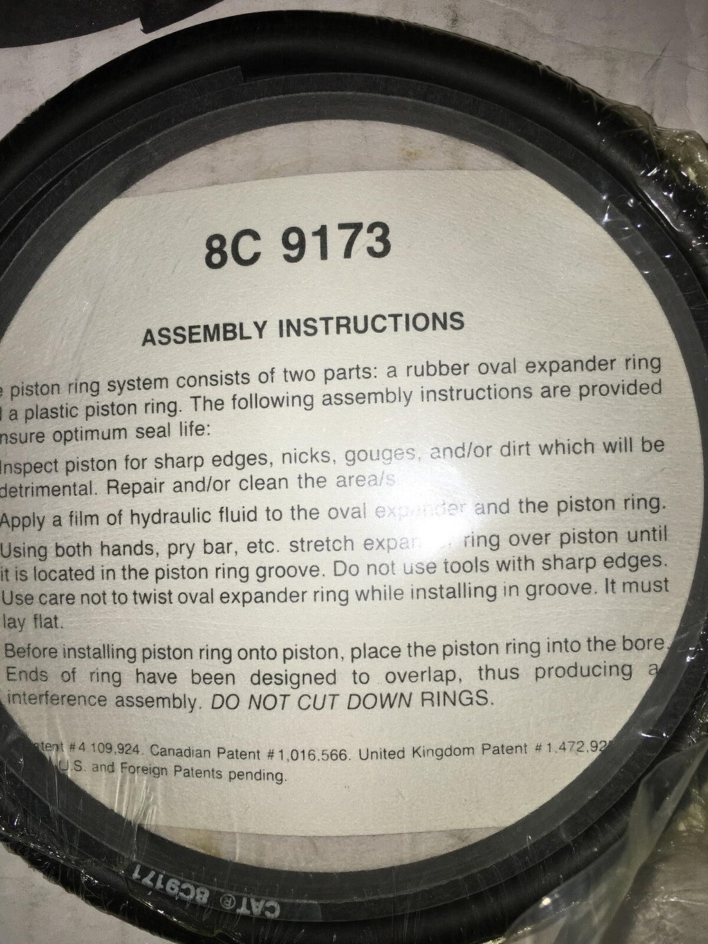Genuine OEM Hydraulic Cylinder Seal Kit for Caterpillar | Part 136-3084