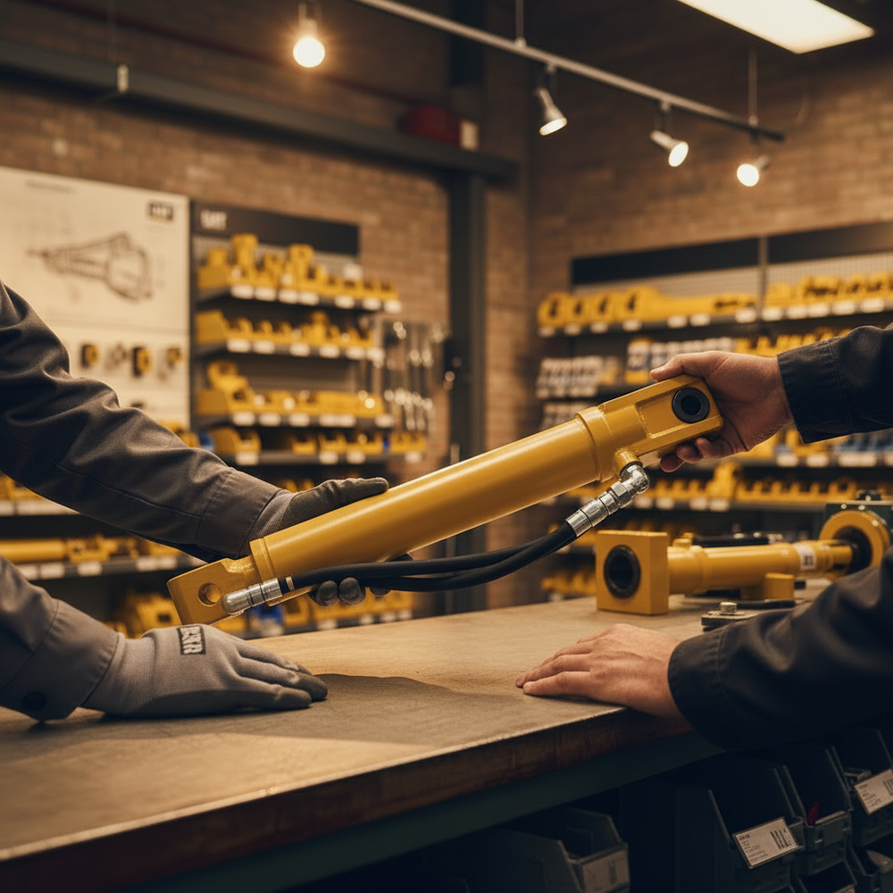 Heavy equipment part purchase - no logo